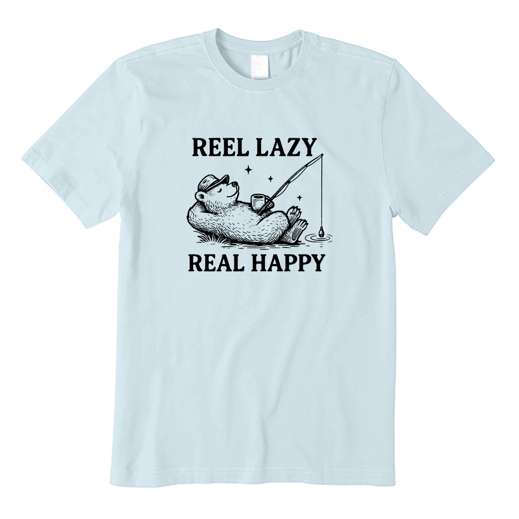 Reel Lazy Real Happy T-Shirt