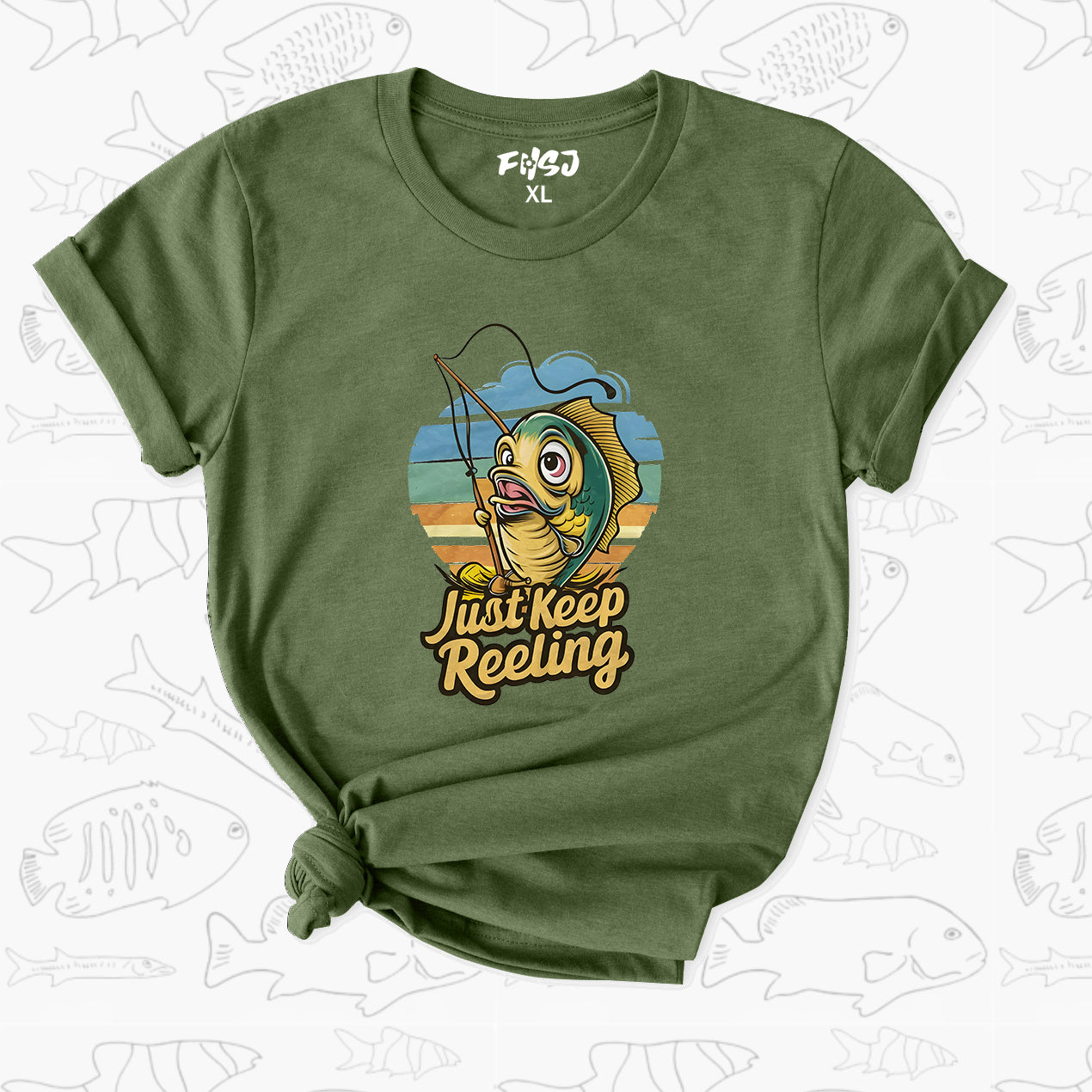 Just keep reeling T-Shirt for women