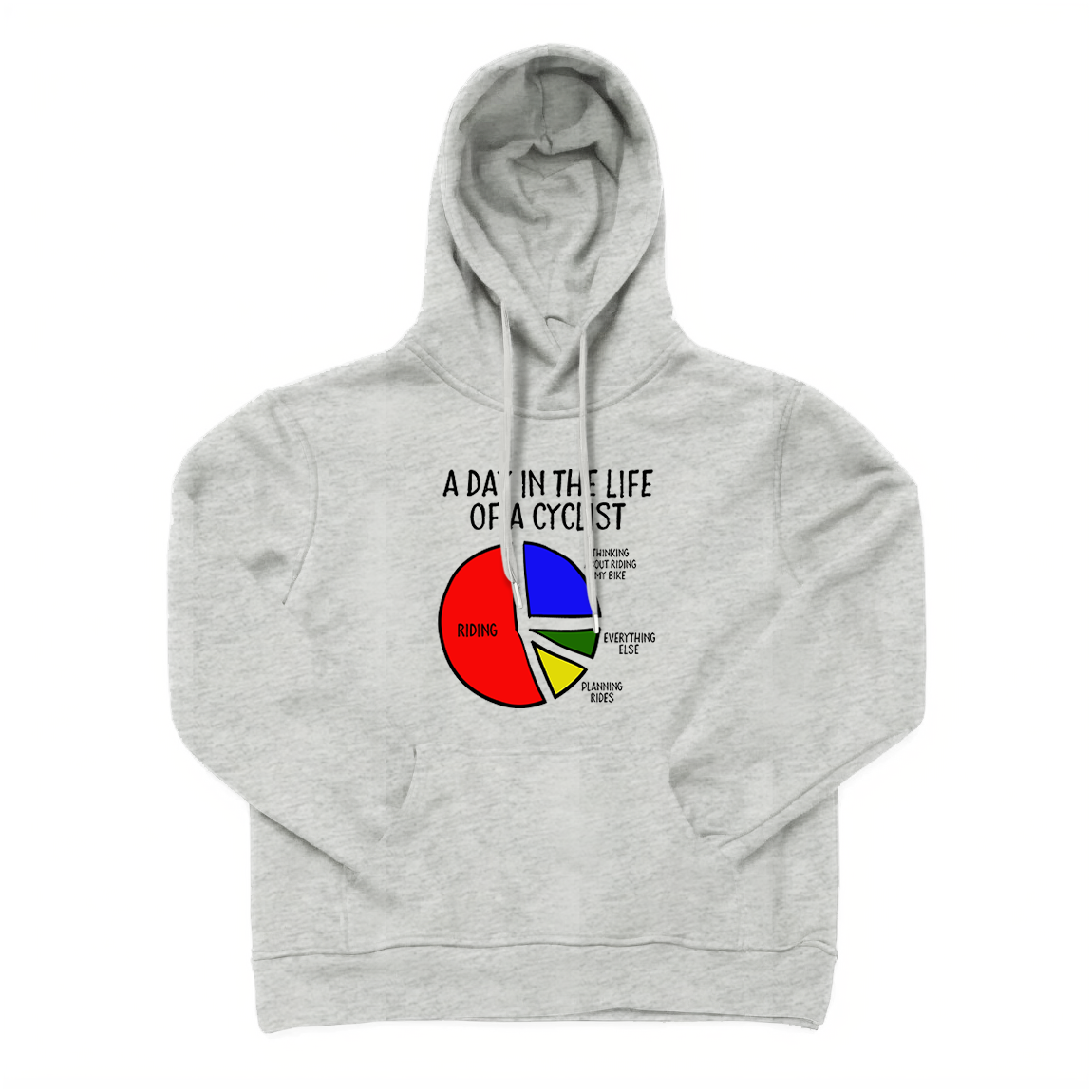A Day in The Life of A Cyclist Hoodie