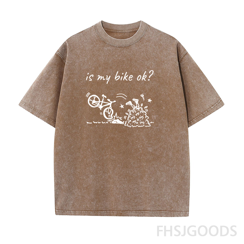Is My Bike Ok Unisex Distressed T-Shirt