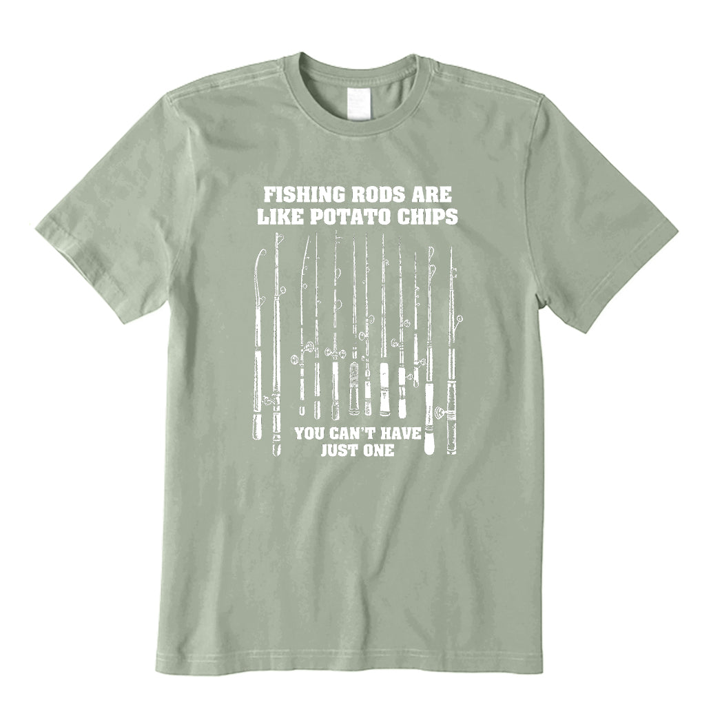 Fishing Rods Like Potato Chips T-Shirt