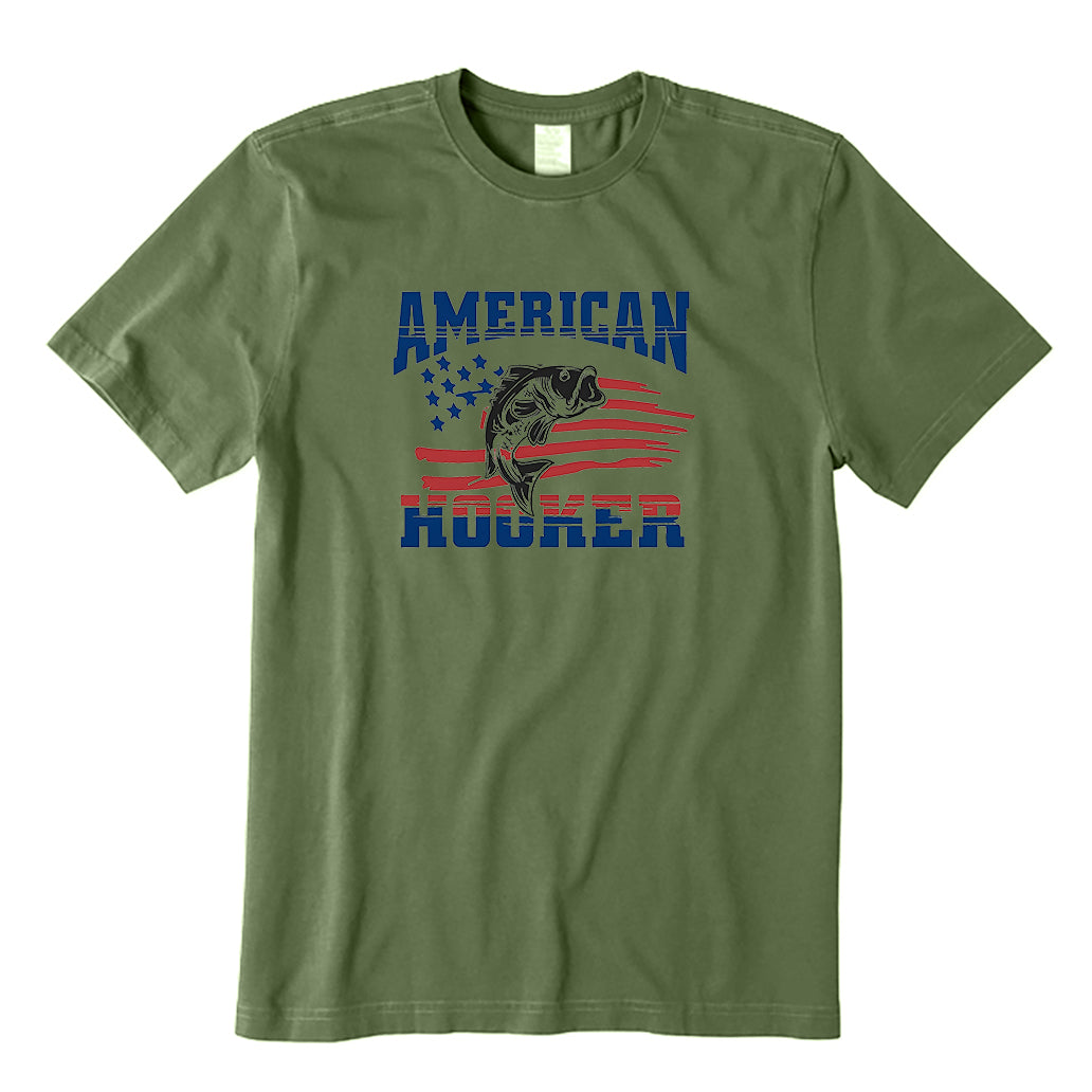 American Hooker Fishing T-Shirt