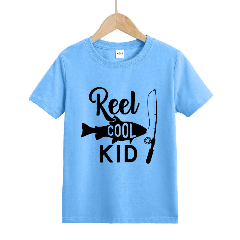 Reel Cool Kid Fishing Kid's T-Shirts