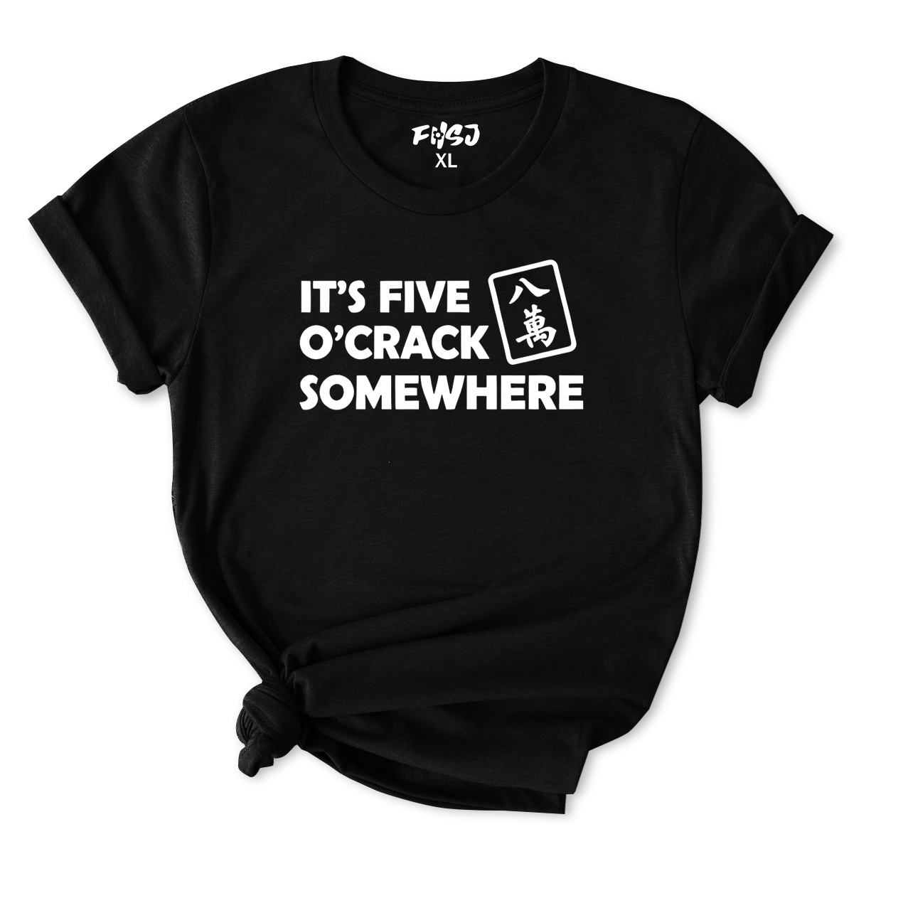 It's Five O'Crack Somewhere Mahjong T-Shirt for Women