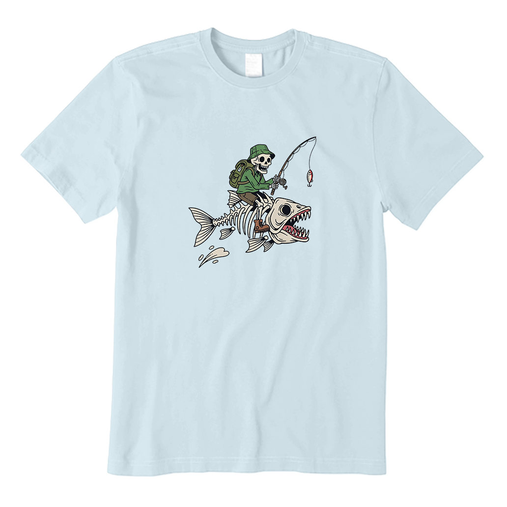 Skeleton Fisherman T-Shirt