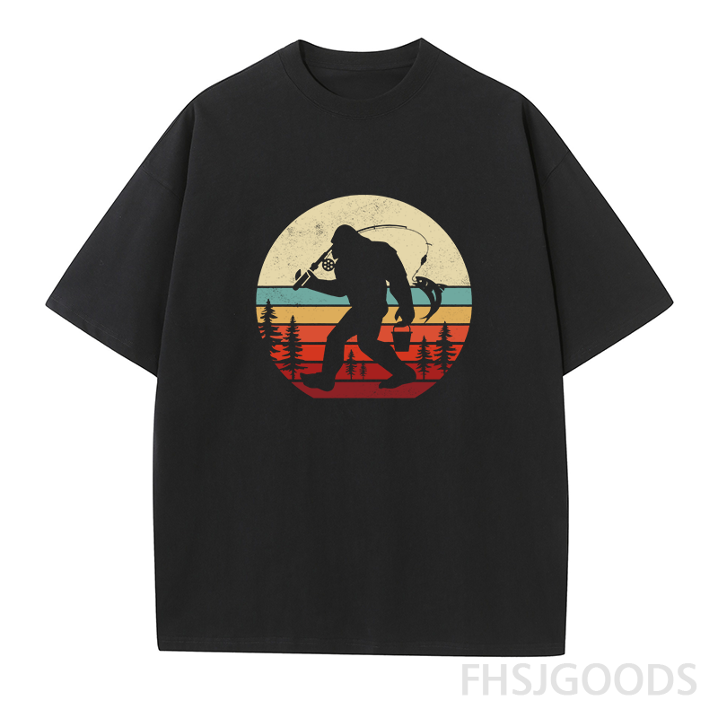 Bigfoot Fishing Unisex T-Shirt