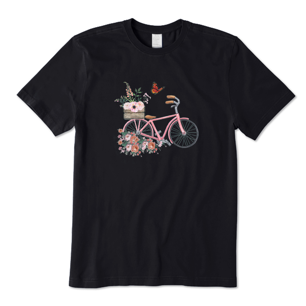 Floral Bicycle T-shirt