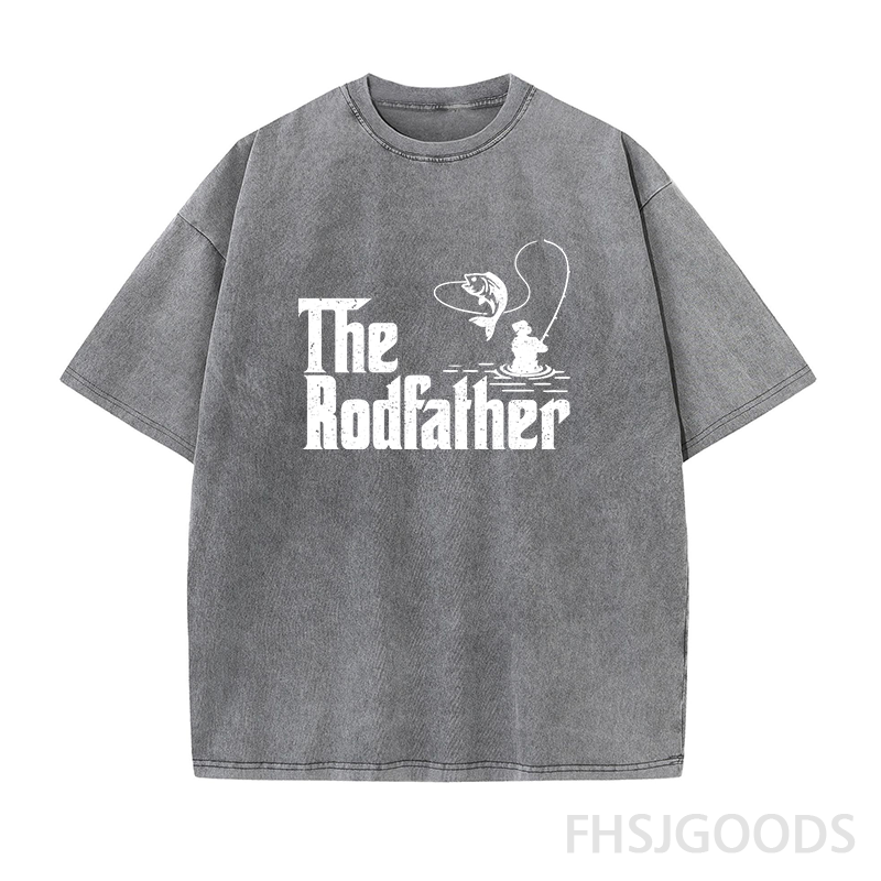 The Rodfather Unisex Distressed T-Shirt