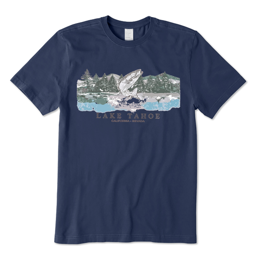 Vintage Lake Tahoe Fish T-shirt