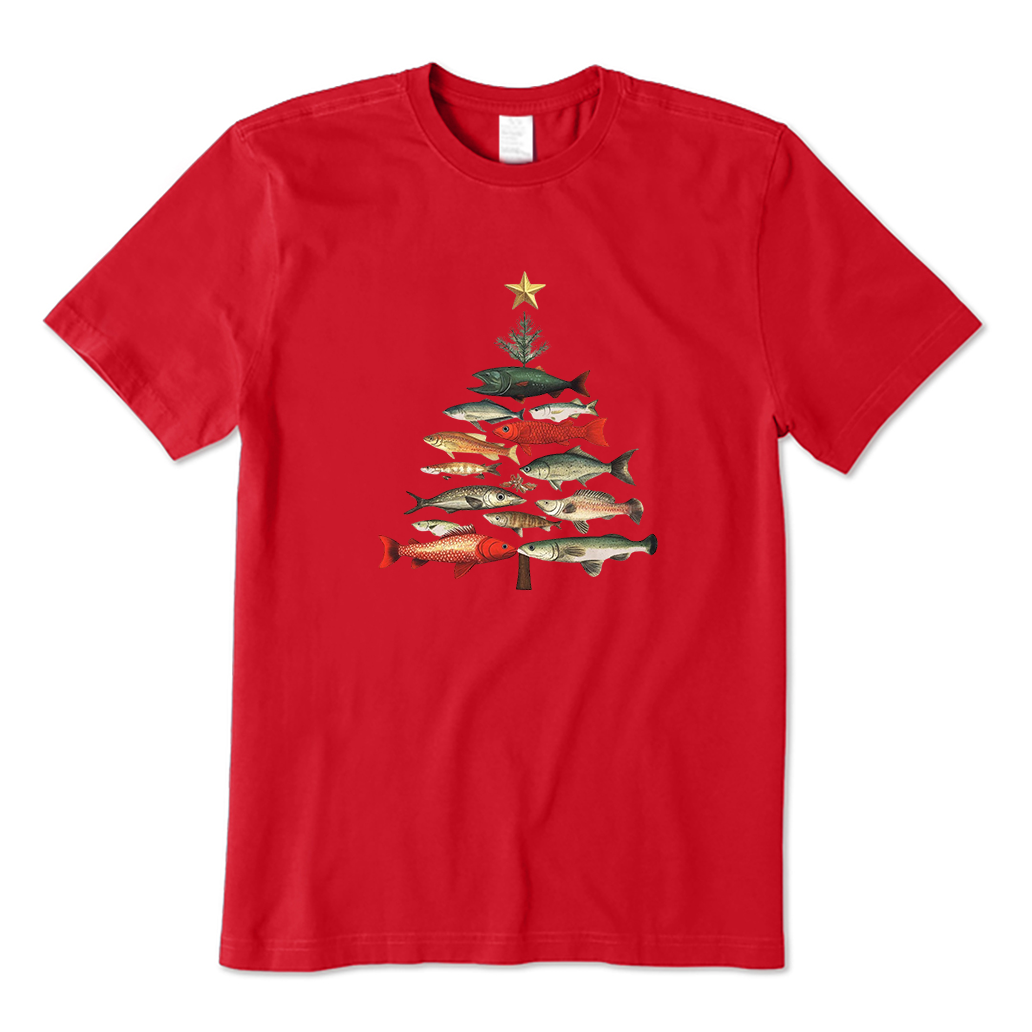 Fish Christmas Tree T-Shirt