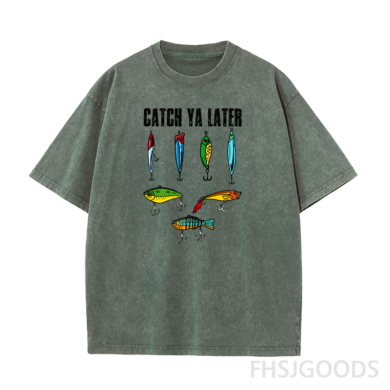 Fish Lover Unisex Distressed T-Shirt