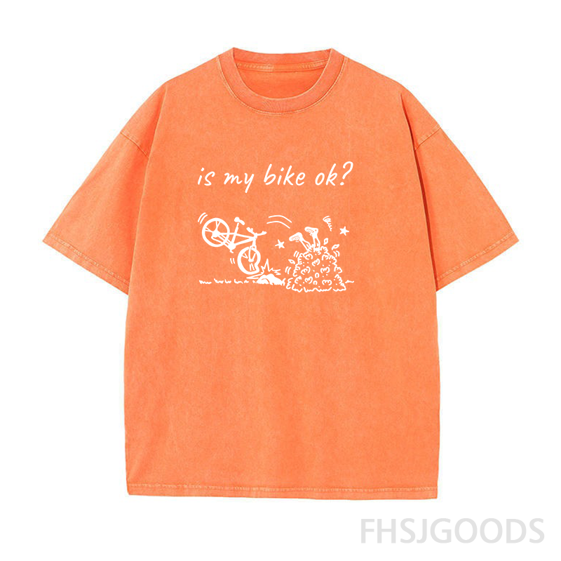Is My Bike Ok Unisex Distressed T-Shirt
