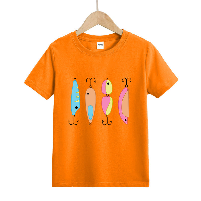 Cute Fishhook Kid's T-Shirts