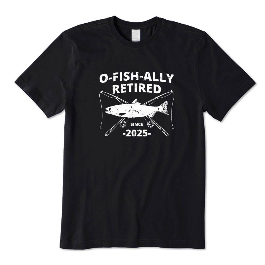 Personalized O-Fish-Ally Retired Since 2025 T-Shirt
