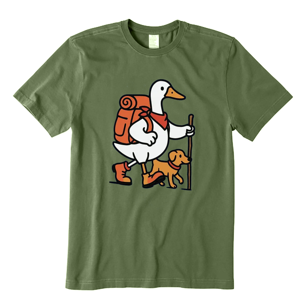 A Hiking Goose T-Shirt