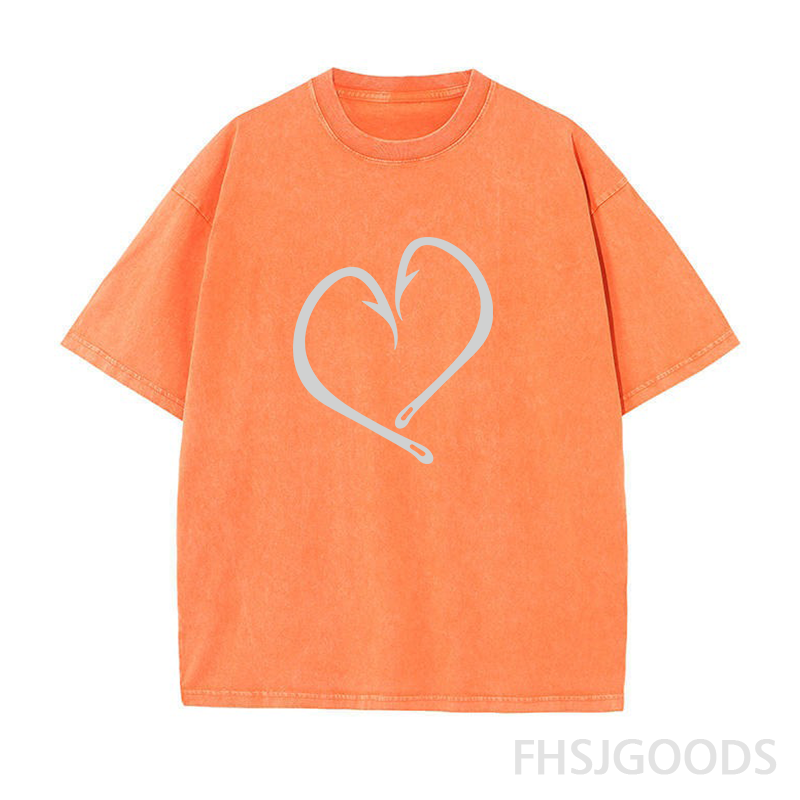Fishing Love Unisex Distressed T-Shirt