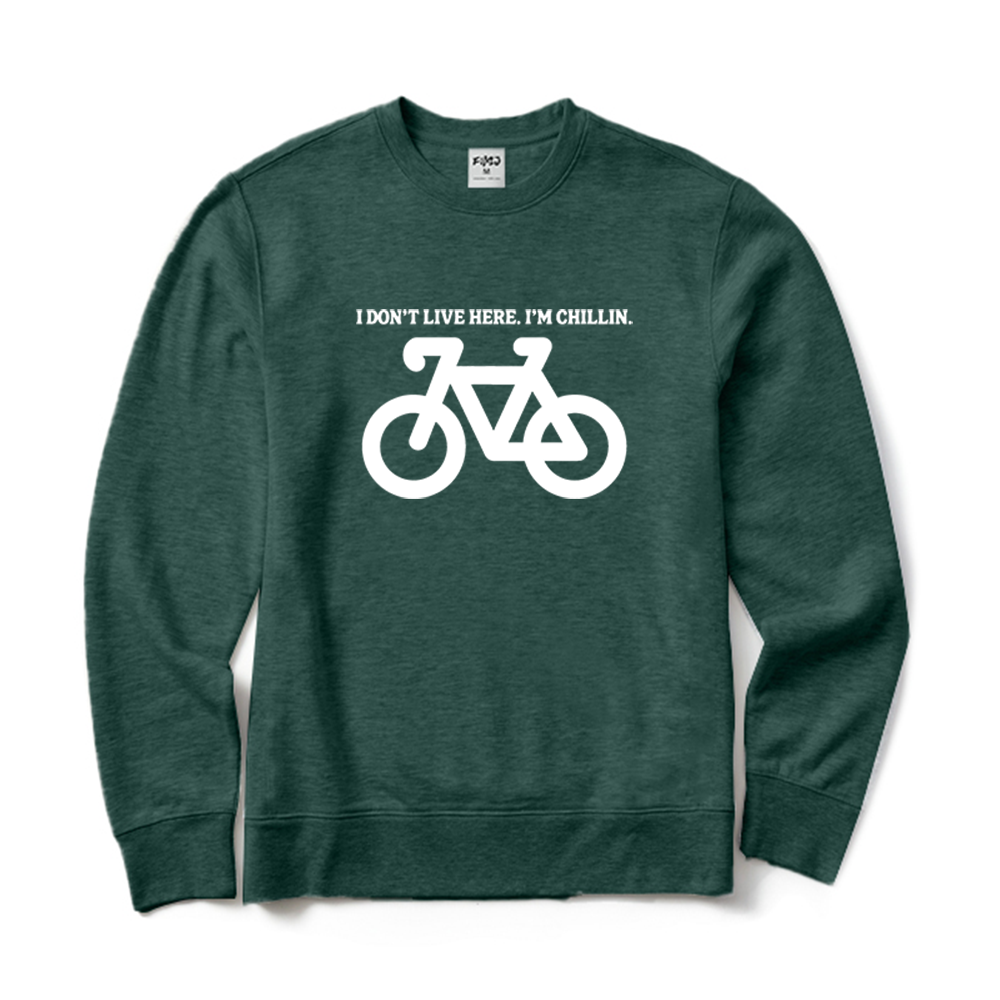 I'm Chillin' Bicycle Crewneck Sweatshirt