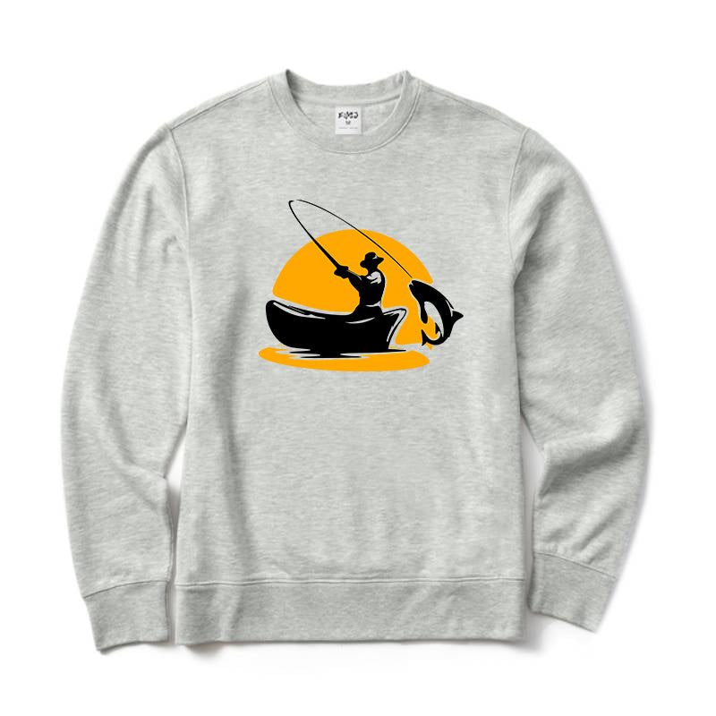 Fishing on The Boat Crewneck Sweatshirt