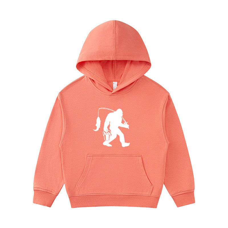 Big Foot Fishing Kid's Hoodie