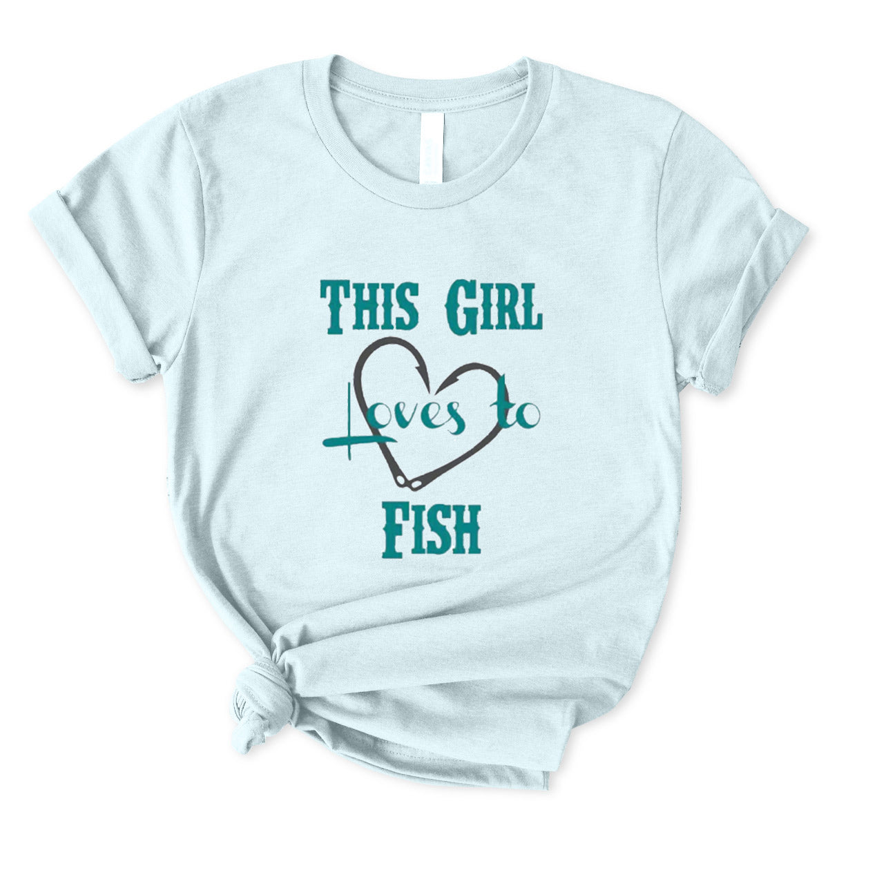 This Girl Loves To Fish T-Shirt for Women