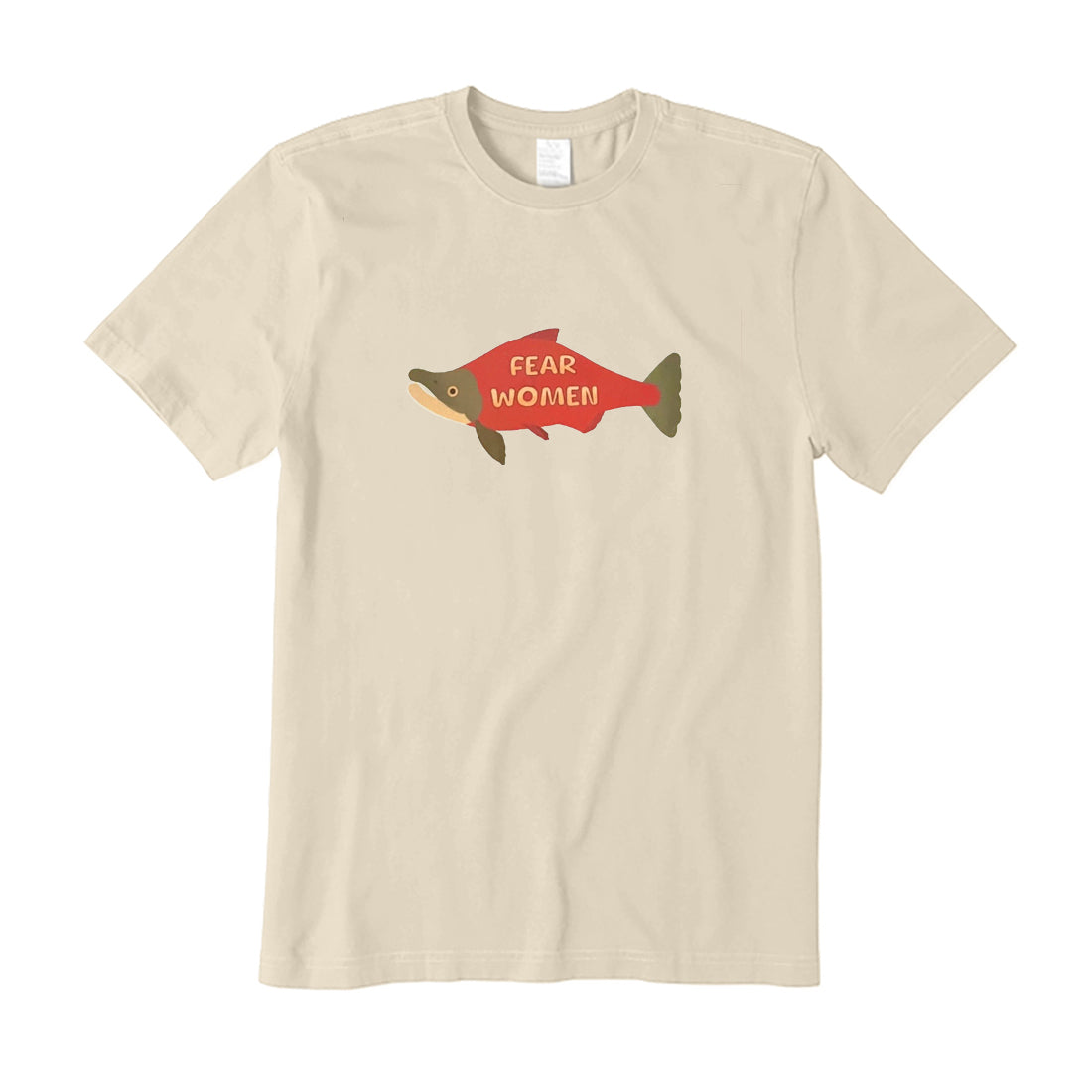 Fear Women Salmon T-Shirt