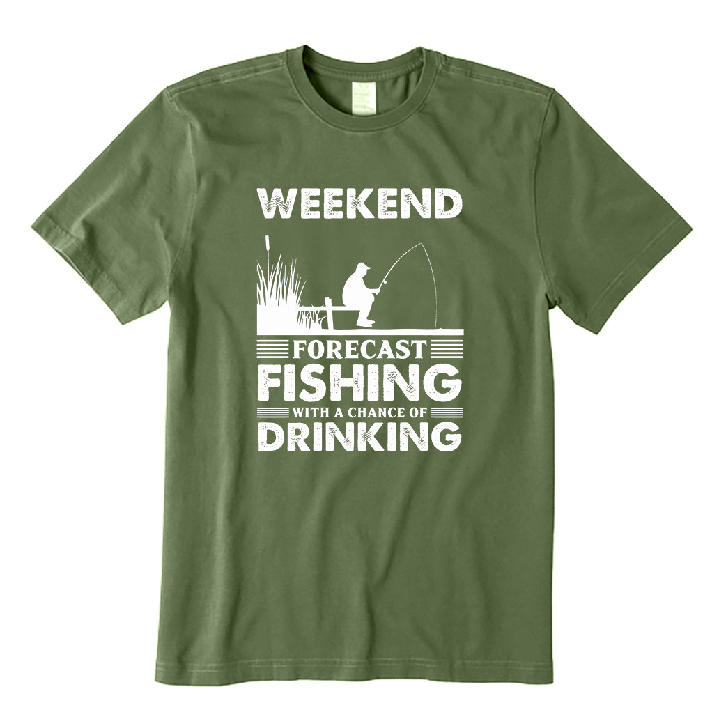 Weekend Forecast Fishing T-Shirt