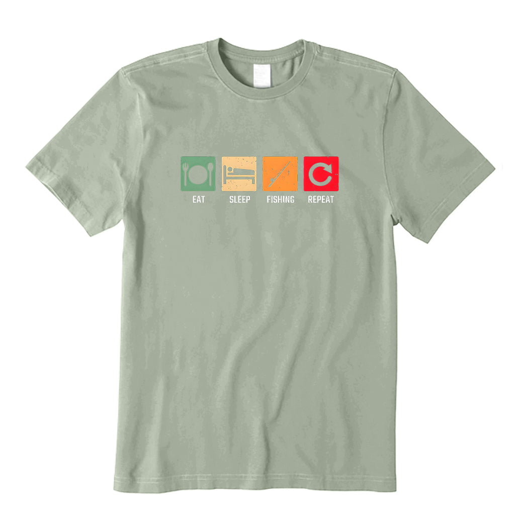 Eat sleep fishing repeat T-Shirt