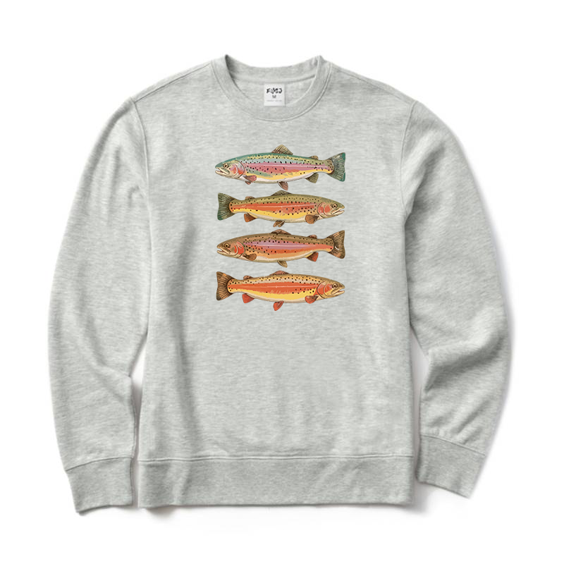 Trout Fish Sweatshirt
