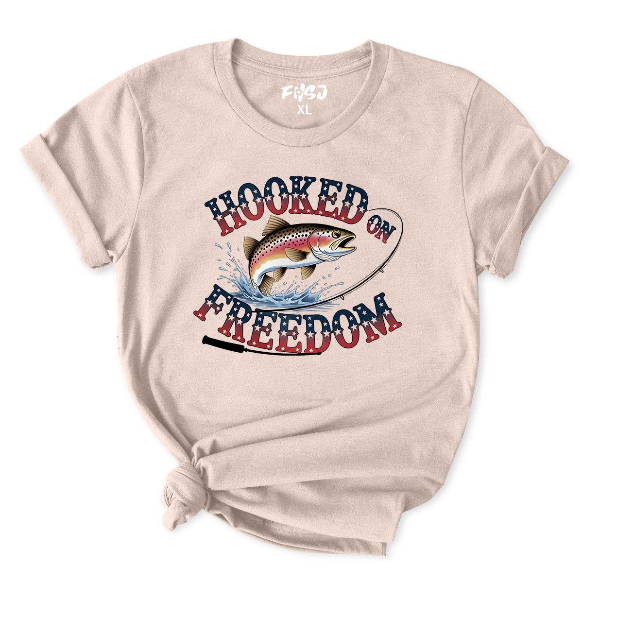 Hooked on Freedom T-Shirt for Women