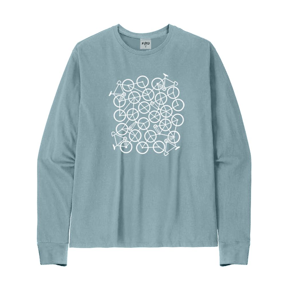 Minimalist Road Bike Graphic Long Sleeve T-Shirt