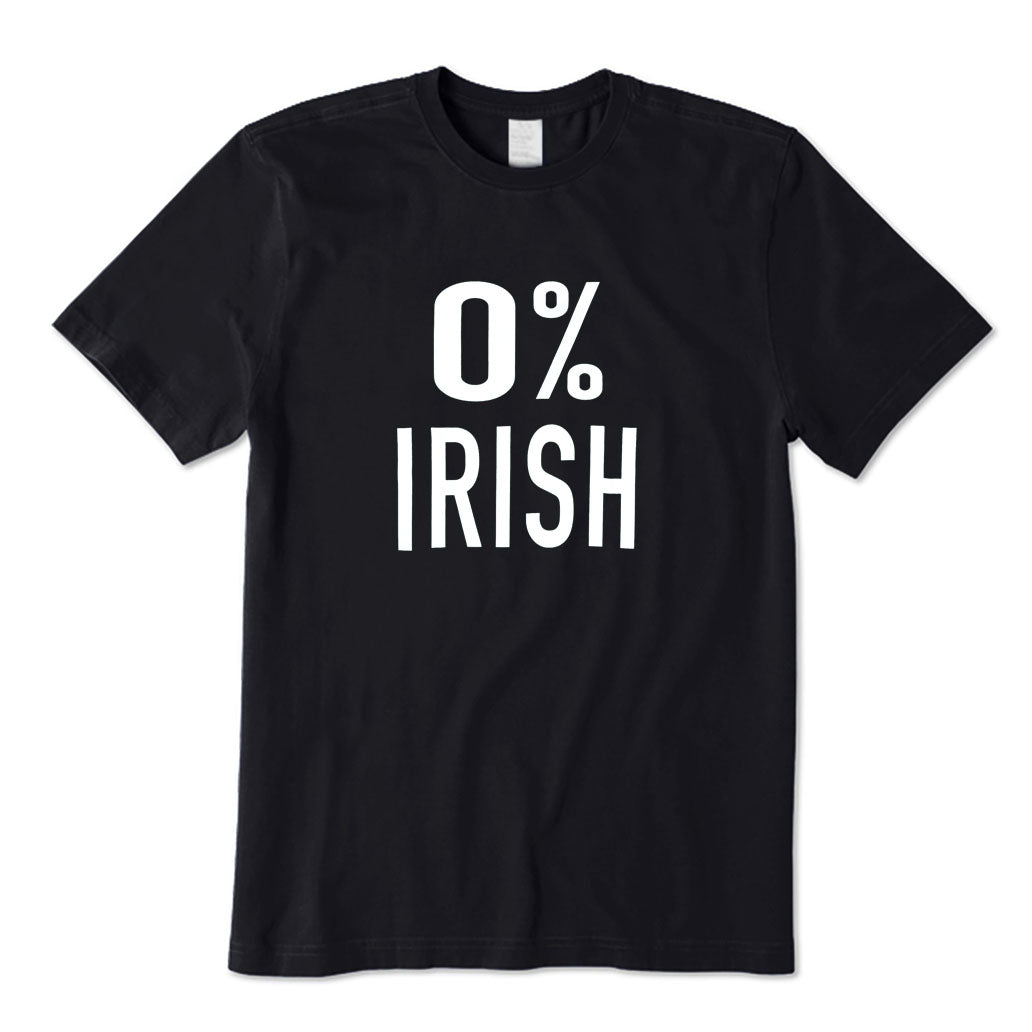 0% Irish Funny T-Shirt