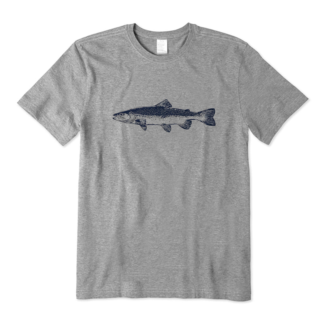 Navy Trout Fishing T-Shirt
