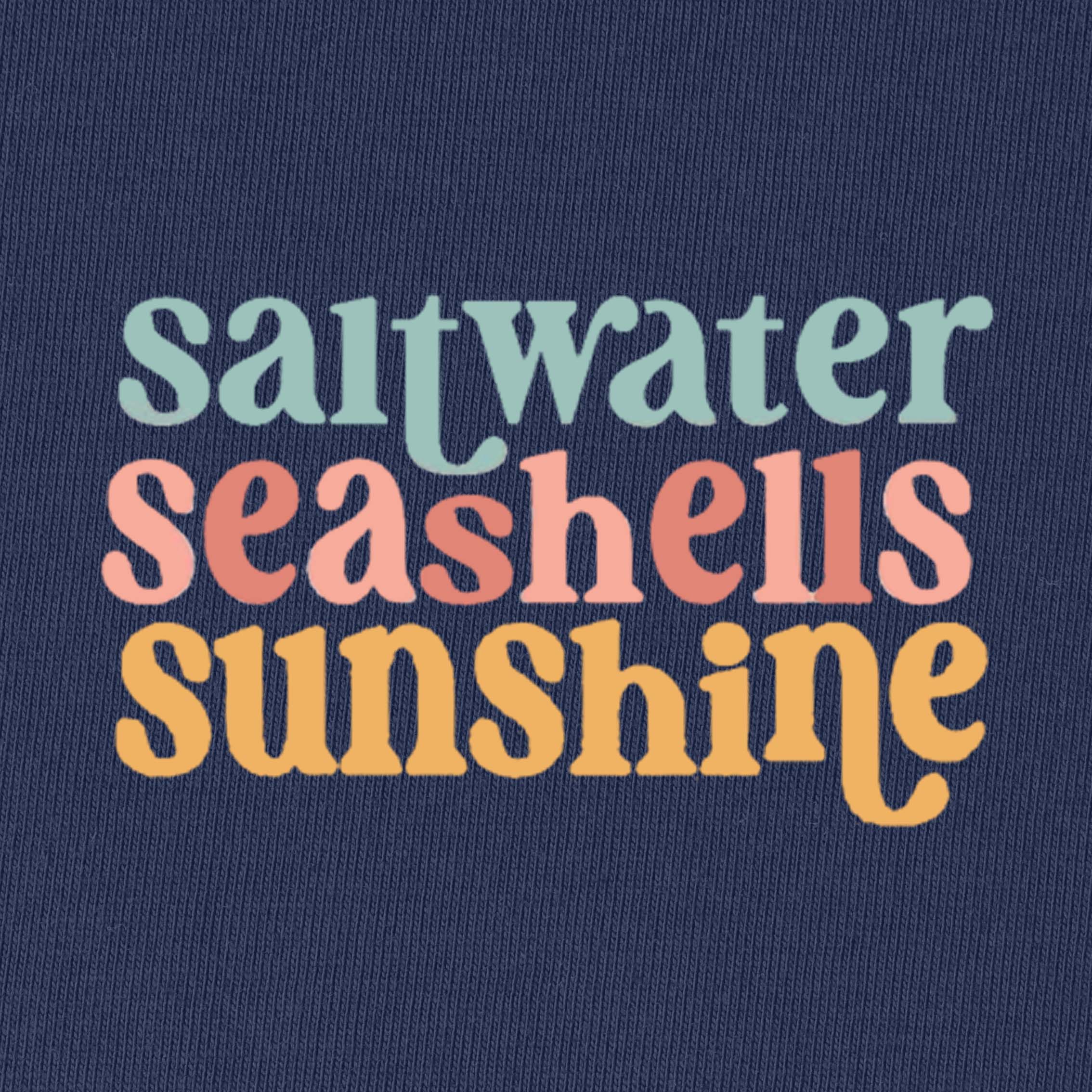 Saltwater Seashells Sunshine T-Shirt for Women