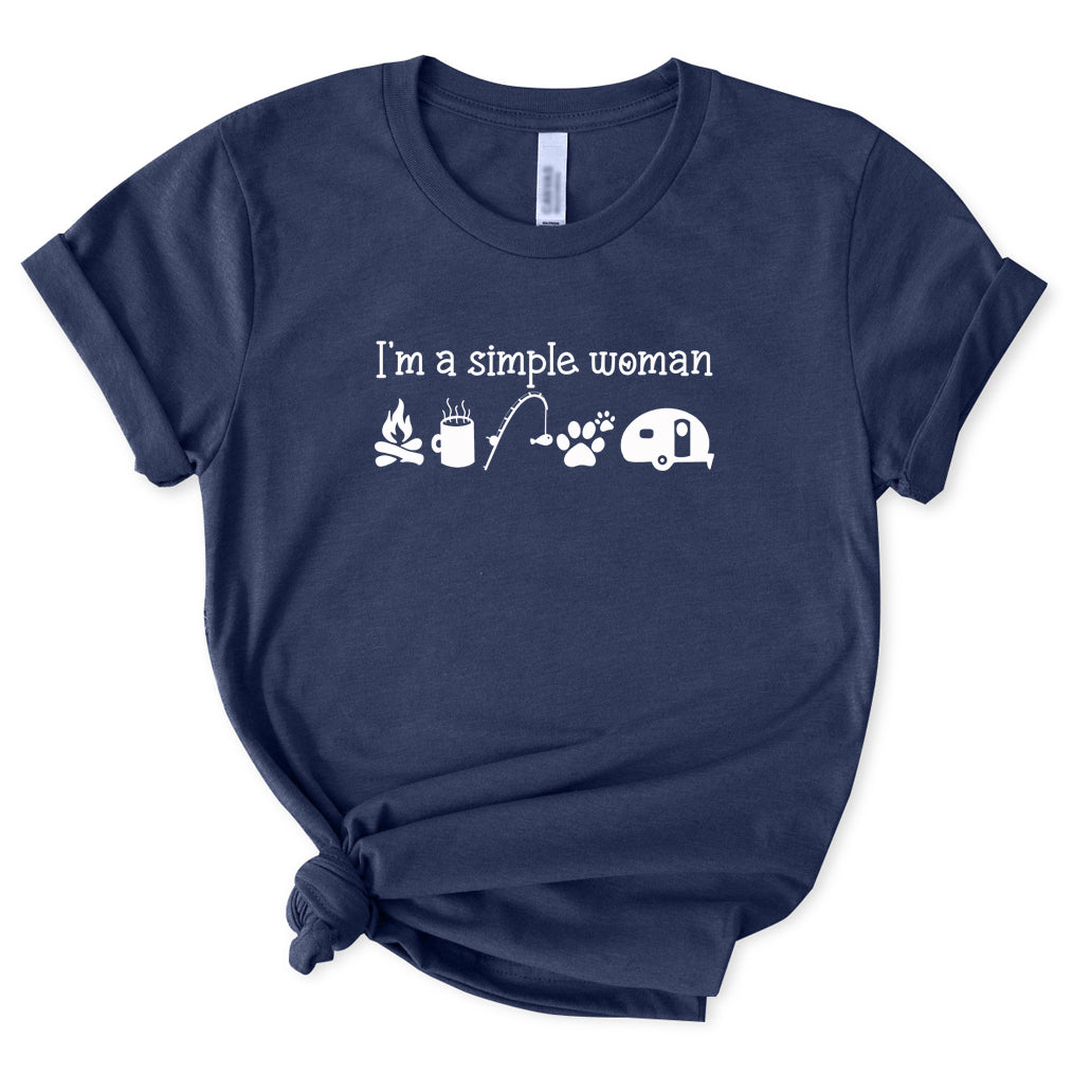 I'm A Simple Woman T-Shirt for Women