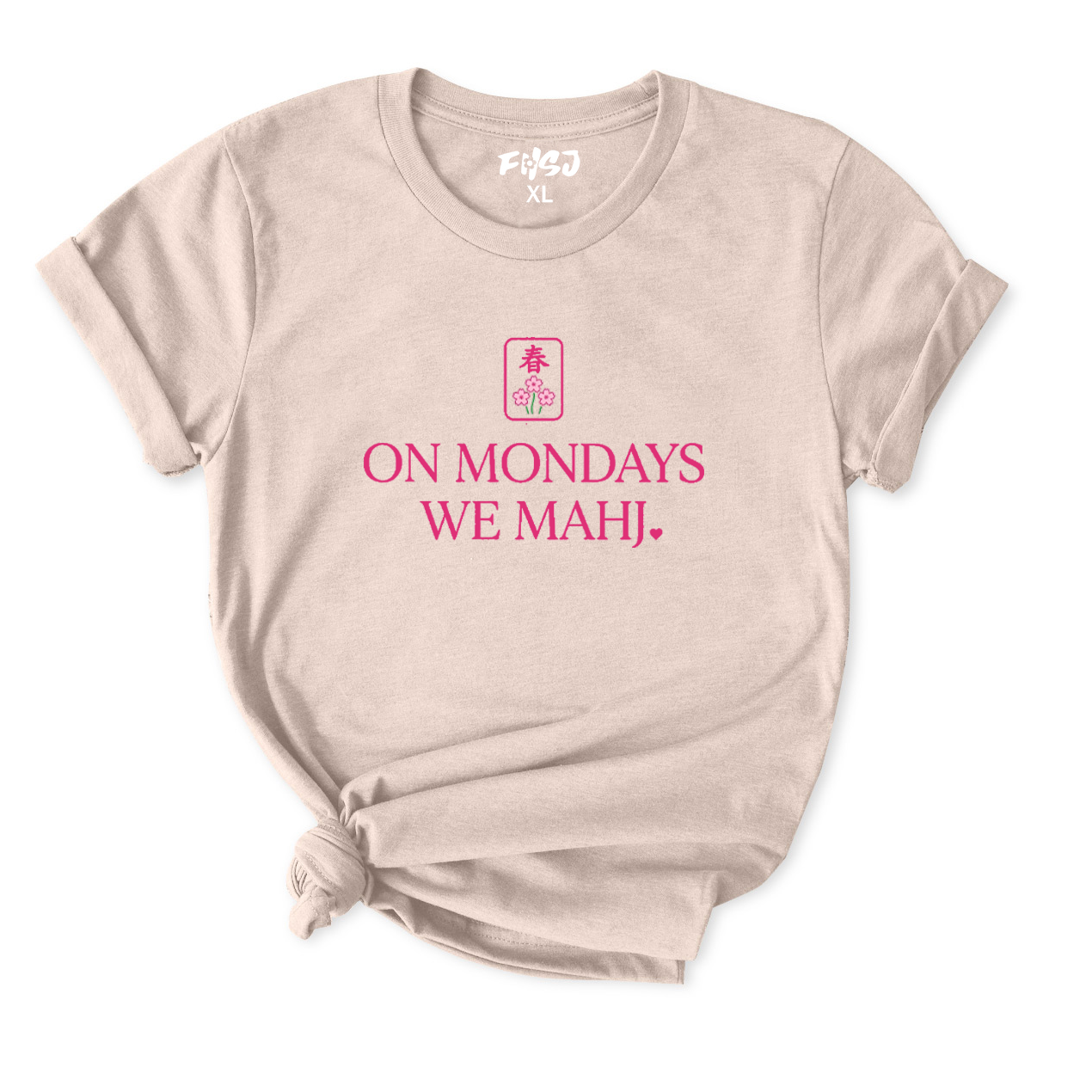 On Mondays We Mahjong T-Shirt for Women