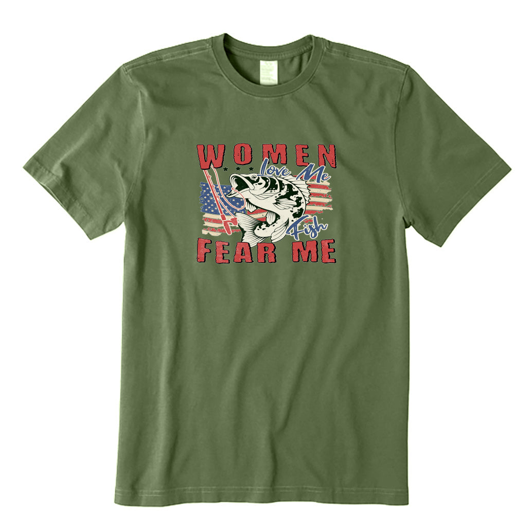 Women Want Me Fish Fear Me T-Shirt