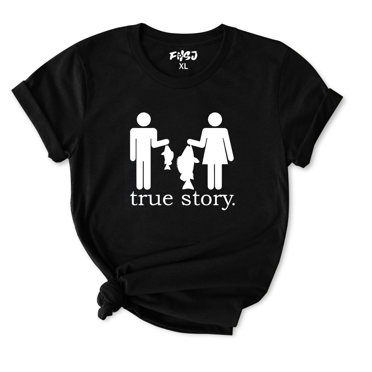True Story Fishing T-Shirt for Women