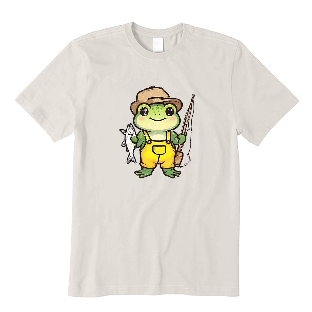 A Cute Fisherman Frog T-Shirt