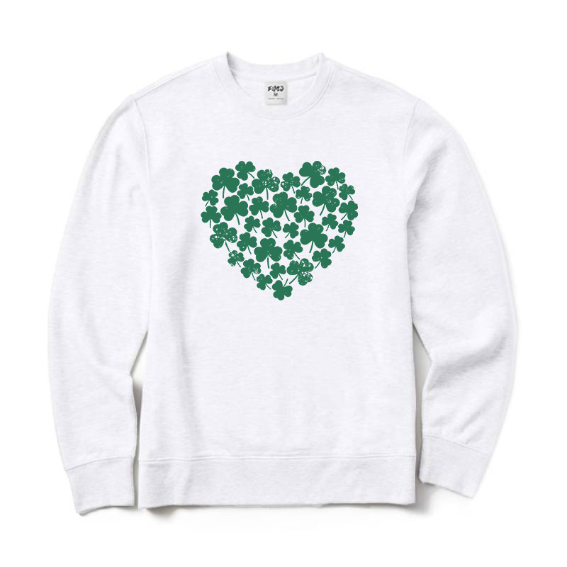 Shamrock Heart Crewneck Sweatshirt