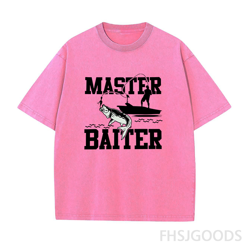 Master Baiter Fishing Unisex Distressed T-Shirt