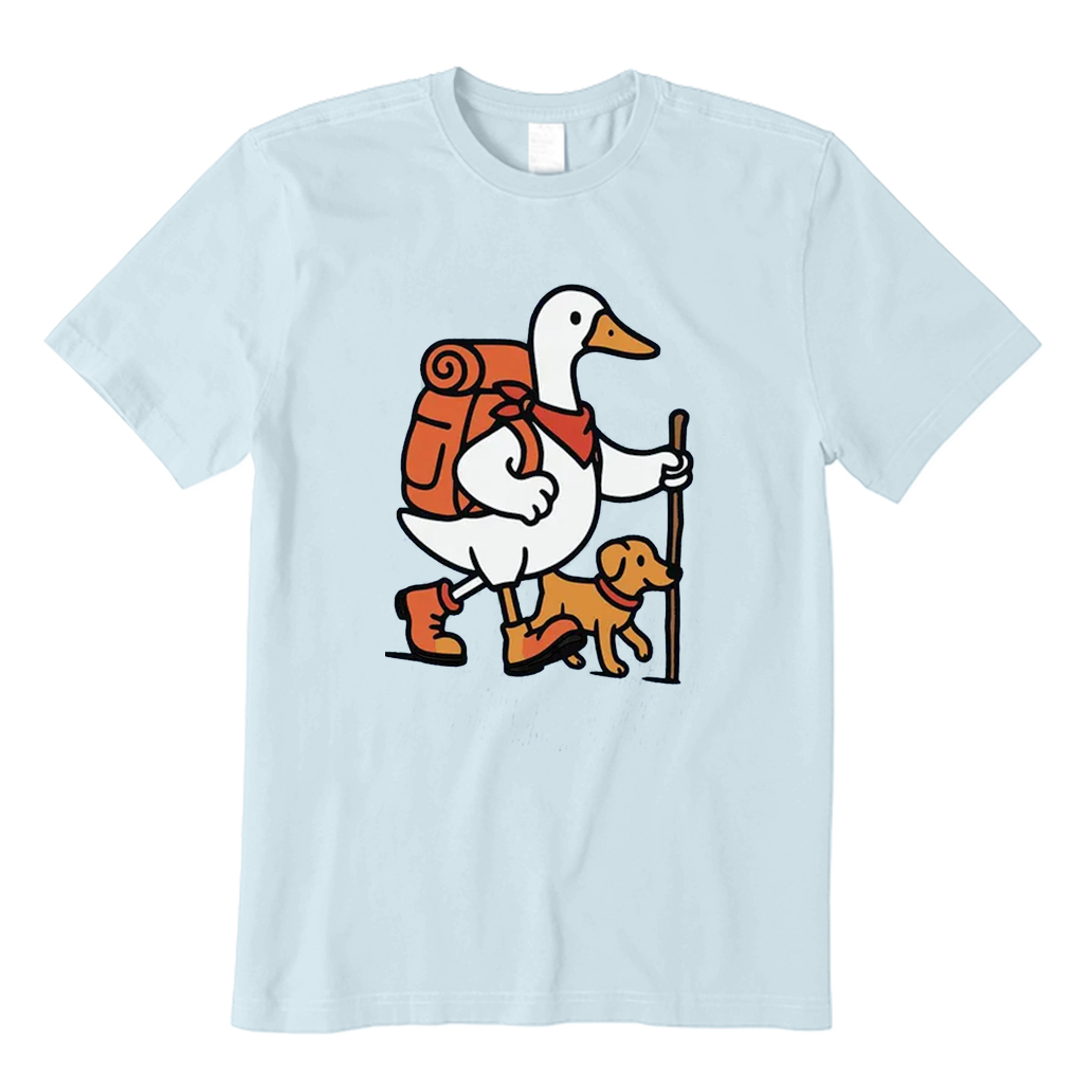 A Hiking Goose T-Shirt