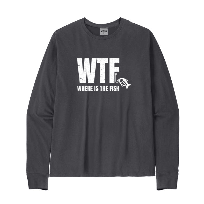 WTF Where Is The Fish Long Sleeve T-Shirt