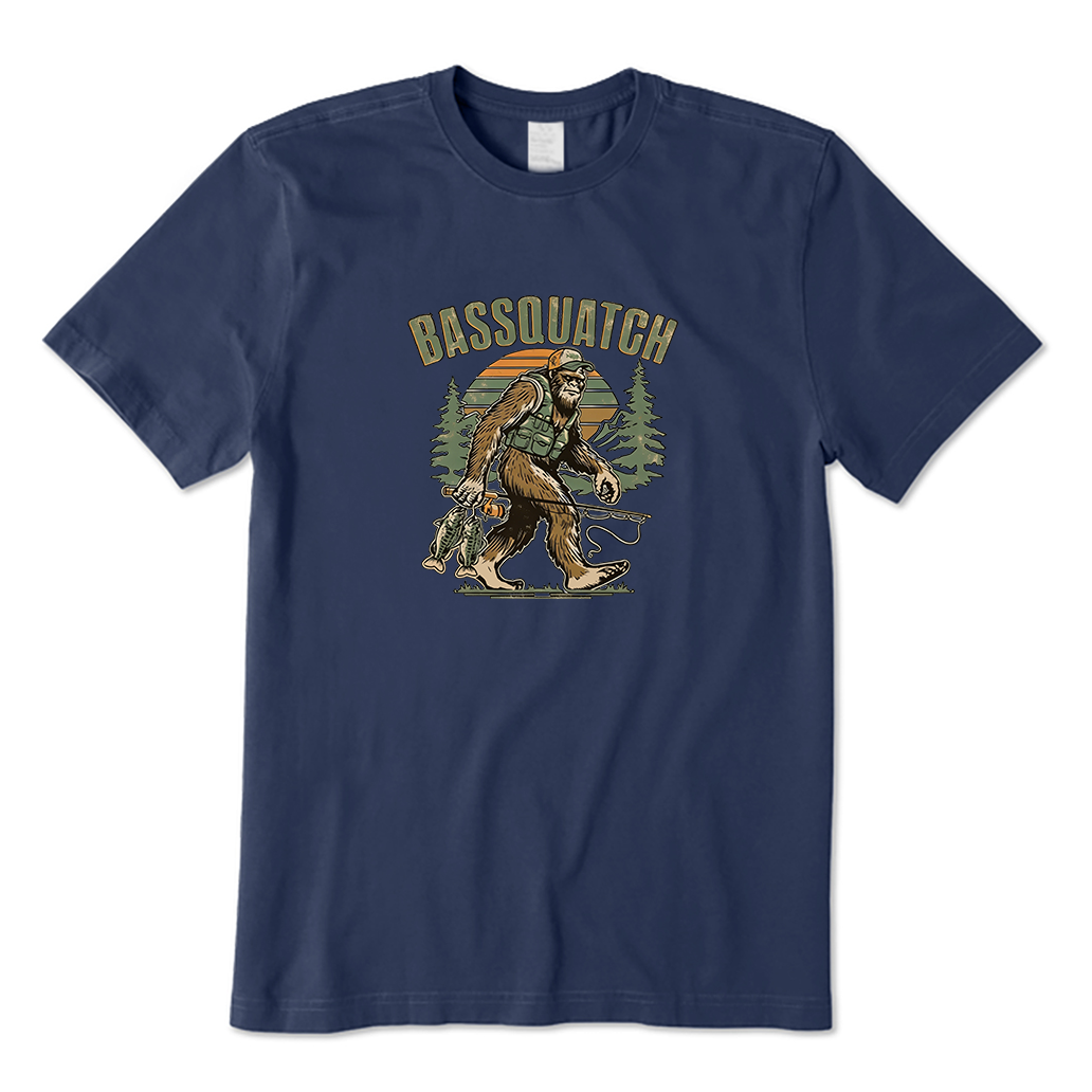 Bigfoot Goes Fishing T-shirt