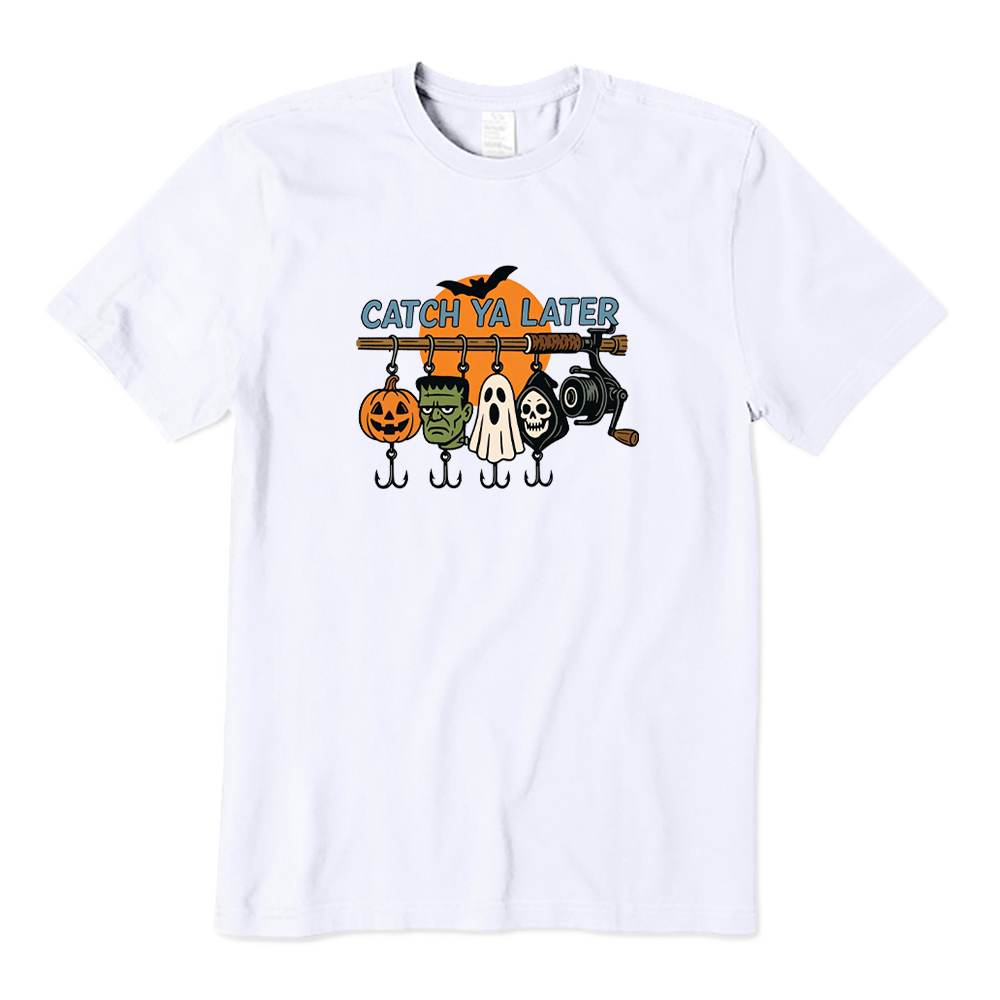 Catch Ya Later Halloween Fishing T-Shirt