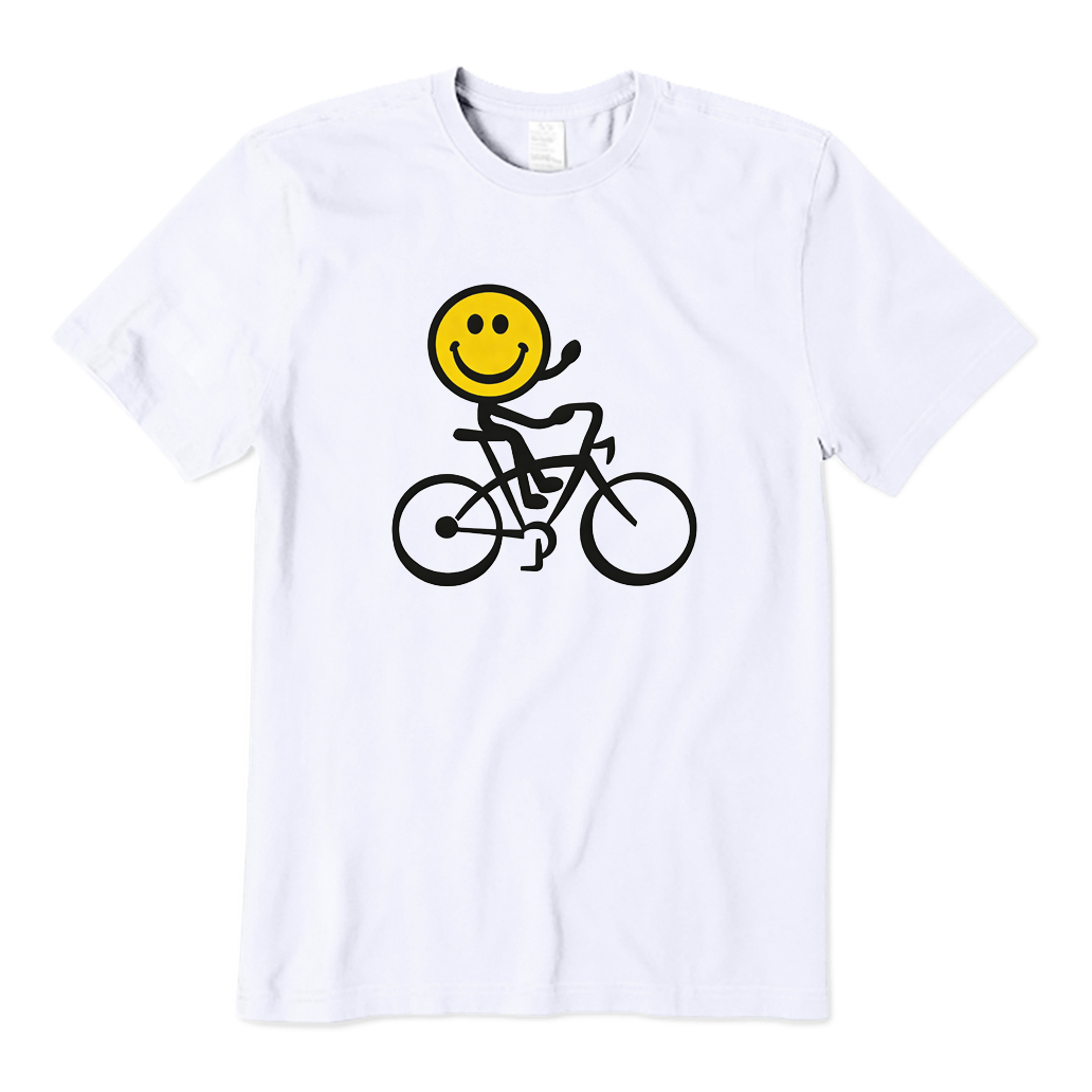 Smiley Bike Rider T-shirt