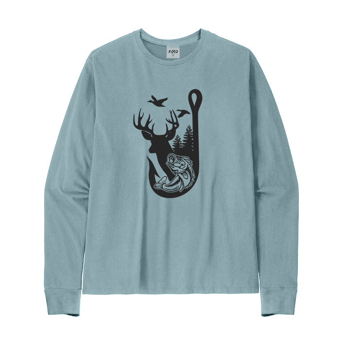 FISHING AND HUNTING Long Sleeve T-Shirt