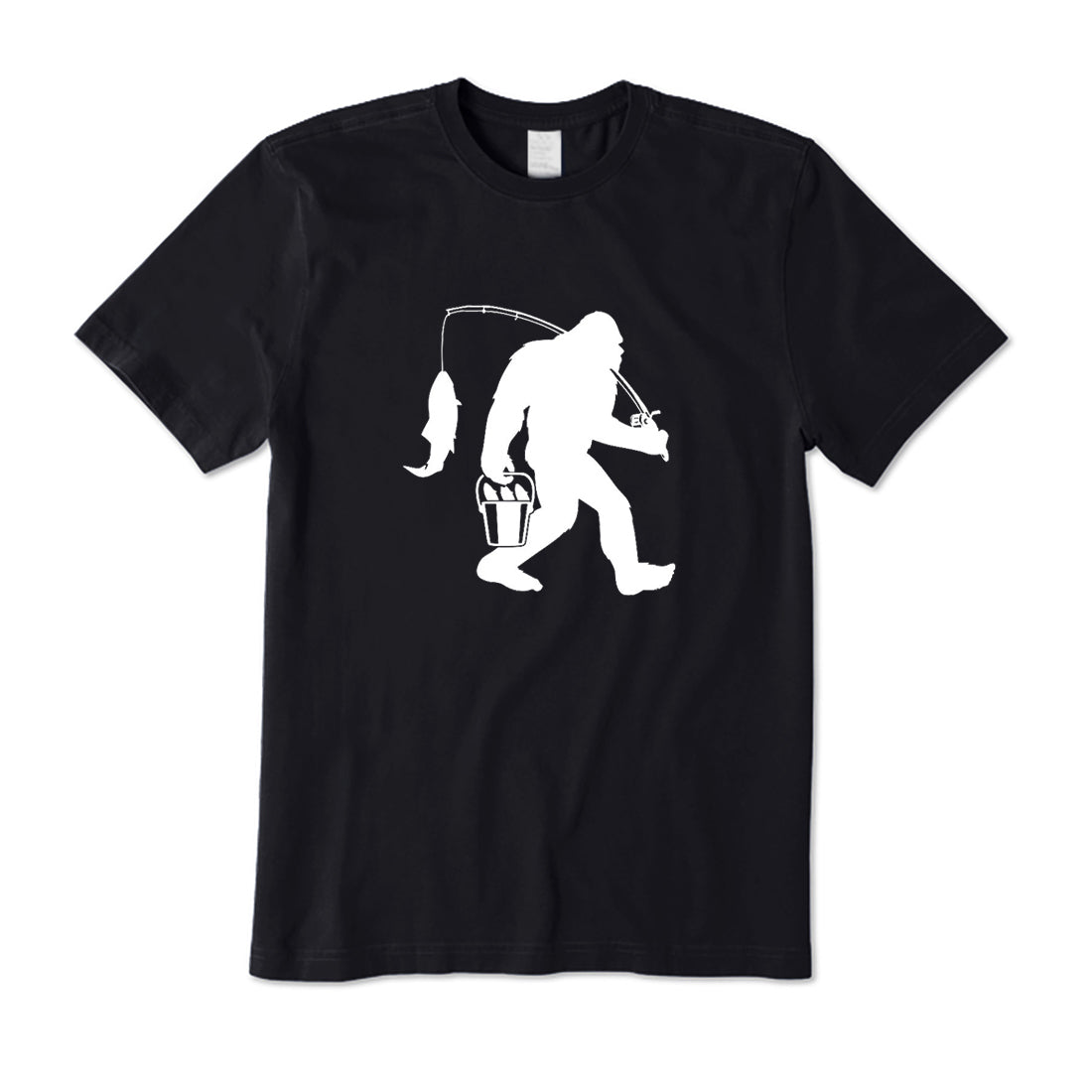 Bigfoot Fishing T-Shirt