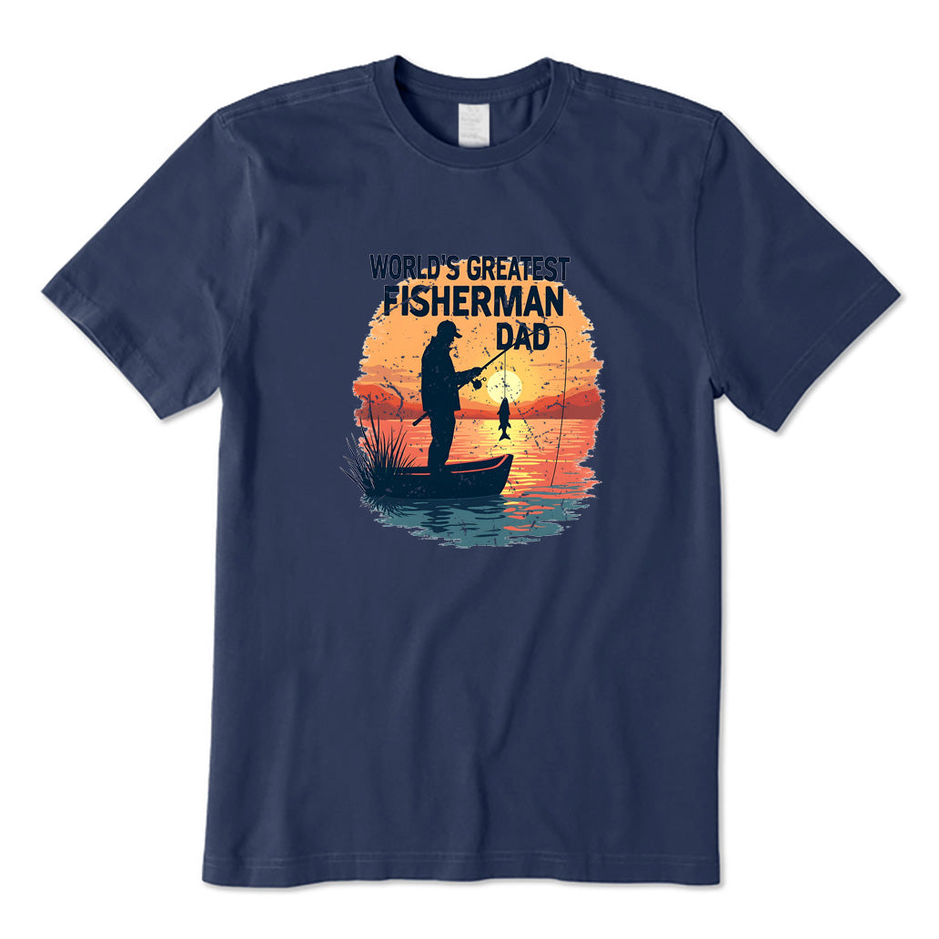 World's Greatest Fisherman Dad T-Shirt