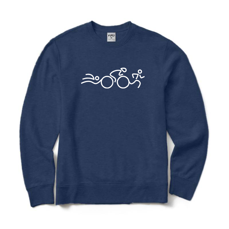 Swim Bike Run Sport Logo Sweatshirt