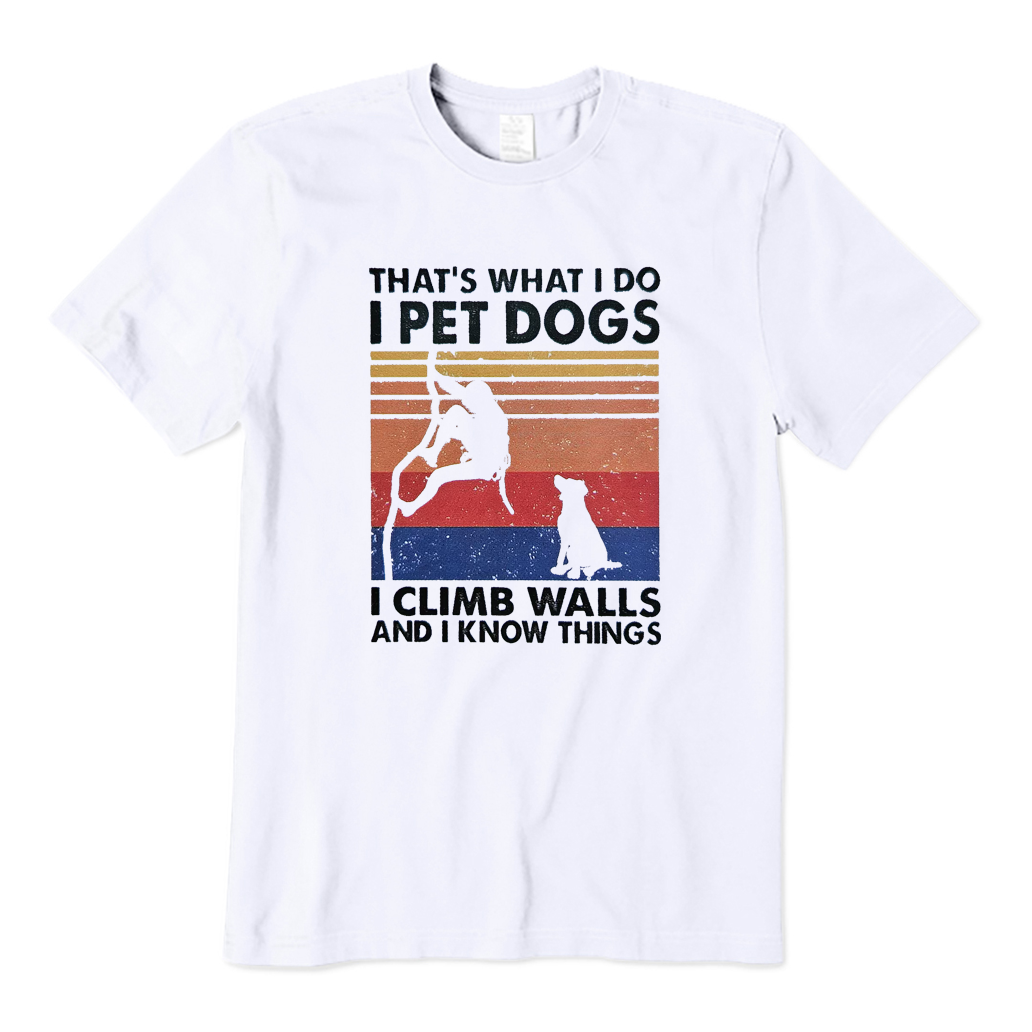 Rock Climbing Dog Lover T-Shirt
